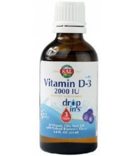 Vitamina D3 Gotas 53 ml. Solaray