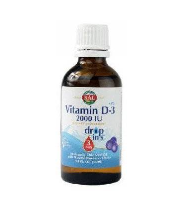 Vitamina D3 Gotas 53 ml. Solaray