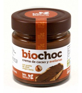 Biochoc crema de cacao avellana bio 200gr cristal