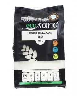 Coco rallado fino bio 150gr ecosana