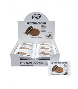 PROTEIN COOKIE 34% PROTEIN CHOCOLATE y COCONUT (18 X 30G)